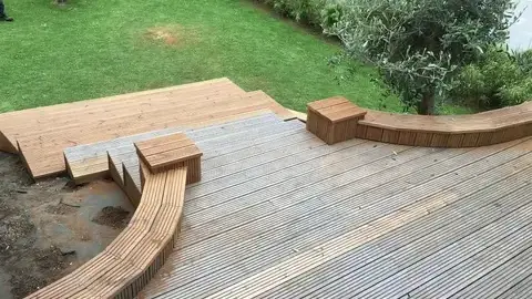 installation de terrasse bois Ercé-en-Lamée-1