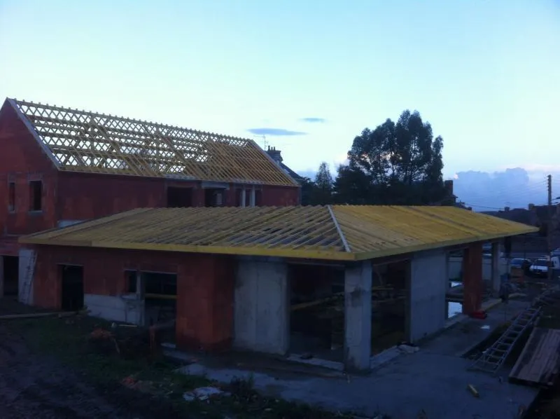 installation de terrasse bois erce en lamee