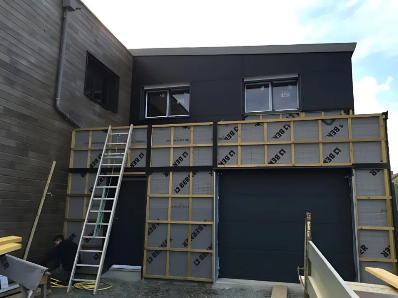 installation de terrasse bois erce en lamee