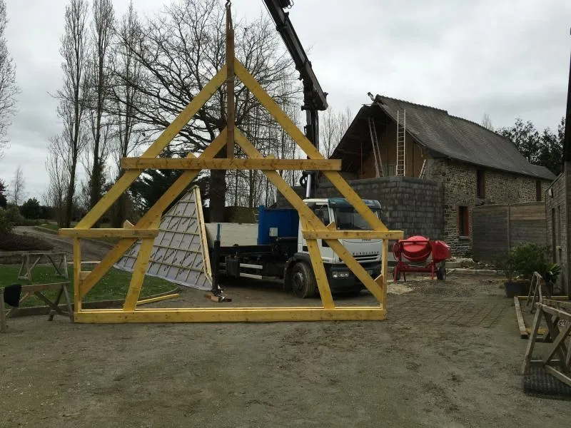 pose d’extension de maison chateaugiron