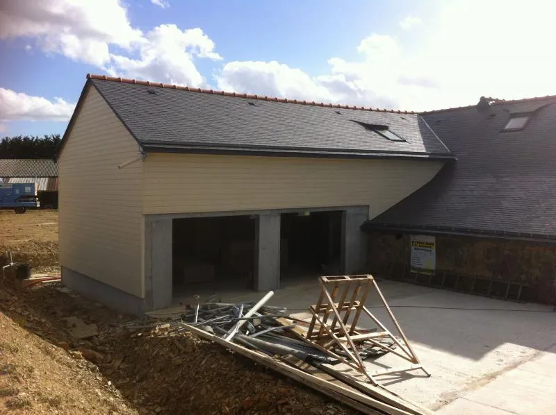 pose d’extension de maison crevin